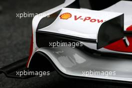 09.03.2011 Barcelona, Spain,  Scuderia Ferrari technical detail, front wing - Formula 1 Testing - Formula 1 World Championship
