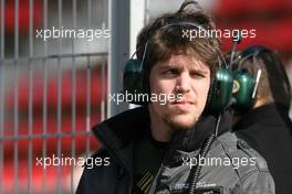 09.03.2011 Barcelona, Spain,  Luiz Razia (BRE), test driver, Team Lotus  - Formula 1 Testing - Formula 1 World Championship
