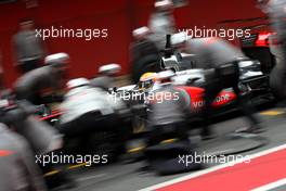 09.03.2011 Barcelona, Spain,  Lewis Hamilton (GBR), McLaren Mercedes  - Formula 1 Testing - Formula 1 World Championship