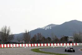 09.03.2011 Barcelona, Spain,  Vitaly Petrov (RUS), Lotus Renault F1 Team  - Formula 1 Testing - Formula 1 World Championship