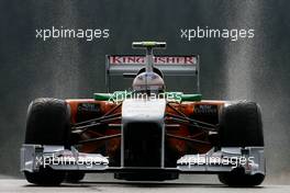 26.08.2011 Spa Francorchamps, Belgium,  Paul di Resta (GBR), Force India F1 Team  - Formula 1 World Championship, Rd 12, Belgian Grand Prix, Friday Practice
