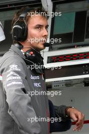 26.08.2011 Spa Francorchamps, Belgium,  James Kay (GBR), Sauber F1 Team  - Formula 1 World Championship, Rd 12, Belgian Grand Prix, Friday Practice