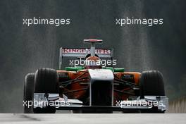 26.08.2011 Spa Francorchamps, Belgium,  Adrian Sutil (GER), Force India  - Formula 1 World Championship, Rd 12, Belgian Grand Prix, Friday Practice
