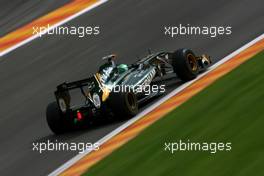 26.08.2011 Spa Francorchamps, Belgium,  Heikki Kovalainen (FIN), Team Lotus  - Formula 1 World Championship, Rd 12, Belgian Grand Prix, Friday Practice