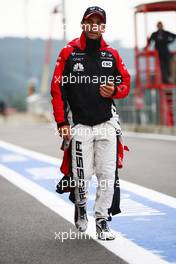 26.08.2011 Spa Francorchamps, Belgium,  Timo Glock (GER), Marussia Virgin Racing - Formula 1 World Championship, Rd 12, Belgian Grand Prix, Friday Practice