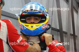 26.08.2011 Spa Francorchamps, Belgium,  Fernando Alonso (ESP), Scuderia Ferrari - Formula 1 World Championship, Rd 12, Belgian Grand Prix, Friday Practice