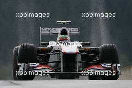 26.08.2011 Spa Francorchamps, Belgium,  Sergio Perez (MEX), Sauber F1 Team  - Formula 1 World Championship, Rd 12, Belgian Grand Prix, Friday Practice