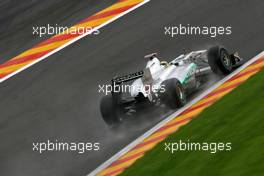 26.08.2011 Spa Francorchamps, Belgium,  Michael Schumacher (GER), Mercedes GP  - Formula 1 World Championship, Rd 12, Belgian Grand Prix, Friday Practice