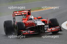 26.08.2011 Spa Francorchamps, Belgium,  Timo Glock (GER), Virgin Racing  - Formula 1 World Championship, Rd 12, Belgian Grand Prix, Friday Practice