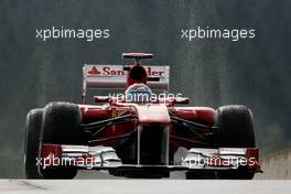 26.08.2011 Spa Francorchamps, Belgium,  Fernando Alonso (ESP), Scuderia Ferrari  - Formula 1 World Championship, Rd 12, Belgian Grand Prix, Friday Practice