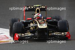 26.08.2011 Spa Francorchamps, Belgium,  Vitaly Petrov (RUS), Lotus Renalut F1 Team  - Formula 1 World Championship, Rd 12, Belgian Grand Prix, Friday Practice