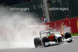26.08.2011 Spa Francorchamps, Belgium,  Nico Hulkenberg (GER), Force India F1 Team, Test Driver - Formula 1 World Championship, Rd 12, Belgian Grand Prix, Friday Practice