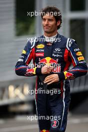 26.08.2011 Spa Francorchamps, Belgium,  Mark Webber (AUS), Red Bull Racing  - Formula 1 World Championship, Rd 12, Belgian Grand Prix, Friday Practice