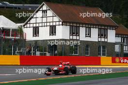 26.08.2011 Spa Francorchamps, Belgium,  Timo Glock (GER), Virgin Racing  - Formula 1 World Championship, Rd 12, Belgian Grand Prix, Friday Practice