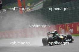 26.08.2011 Spa Francorchamps, Belgium,  Jarno Trulli (ITA), Team Lotus - Formula 1 World Championship, Rd 12, Belgian Grand Prix, Friday Practice