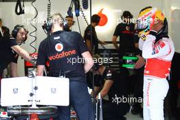 26.08.2011 Spa Francorchamps, Belgium,  Lewis Hamilton (GBR), McLaren Mercedes - Formula 1 World Championship, Rd 12, Belgian Grand Prix, Friday Practice