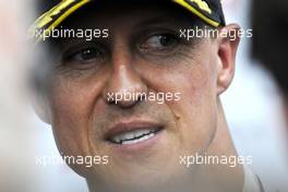 26.08.2011 Spa Francorchamps, Belgium,  Michael Schumacher (GER), Mercedes GP  - Formula 1 World Championship, Rd 12, Belgian Grand Prix, Friday Practice