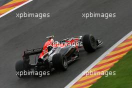26.08.2011 Spa Francorchamps, Belgium,  Jerome d'Ambrosio (BEL), Virgin Racing  - Formula 1 World Championship, Rd 12, Belgian Grand Prix, Friday Practice