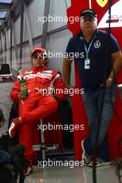 26.08.2011 Spa Francorchamps, Belgium,  Felipe Massa (BRA), Scuderia Ferrari - Formula 1 World Championship, Rd 12, Belgian Grand Prix, Friday Practice