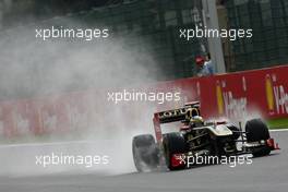 26.08.2011 Spa Francorchamps, Belgium,  Bruno Senna (BRA), Lotus Renault GP - Formula 1 World Championship, Rd 12, Belgian Grand Prix, Friday Practice