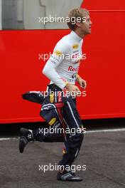 26.08.2011 Spa Francorchamps, Belgium,  Sebastian Vettel (GER), Red Bull Racing  - Formula 1 World Championship, Rd 12, Belgian Grand Prix, Friday Practice