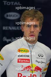 26.08.2011 Spa Francorchamps, Belgium,  Sebastian Vettel (GER), Red Bull Racing - Formula 1 World Championship, Rd 12, Belgian Grand Prix, Friday Practice