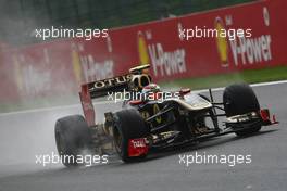 26.08.2011 Spa Francorchamps, Belgium,  Vitaly Petrov (RUS), Lotus Renault GP - Formula 1 World Championship, Rd 12, Belgian Grand Prix, Friday Practice