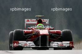 26.08.2011 Spa Francorchamps, Belgium,  Felipe Massa (BRA), Scuderia Ferrari  - Formula 1 World Championship, Rd 12, Belgian Grand Prix, Friday Practice