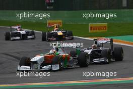28.08.2011 Spa Francorchamps, Belgium,  Paul di Resta (GBR), Force India F1 Team  - Formula 1 World Championship, Rd 12, Belgian Grand Prix, Sunday Race