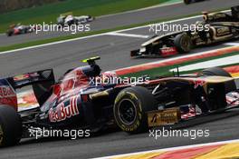 28.08.2011 Spa Francorchamps, Belgium,  Daniel Ricciardo (AUS) Test Driver, Scuderia Toro Rosso - Formula 1 World Championship, Rd 12, Belgian Grand Prix, Sunday Race