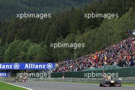 28.08.2011 Spa Francorchamps, Belgium, Sebastian Vettel (GER), Red Bull Racing  - Formula 1 World Championship, Rd 12, Belgian Grand Prix, Sunday Race