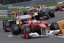 28.08.2011 Spa Francorchamps, Belgium, Fernando Alonso (ESP), Scuderia Ferrari  - Formula 1 World Championship, Rd 12, Belgian Grand Prix, Sunday Race