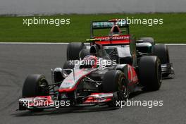 28.08.2011 Spa Francorchamps, Belgium, Jenson Button (GBR), McLaren Mercedes  - Formula 1 World Championship, Rd 12, Belgian Grand Prix, Sunday Race