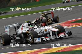 28.08.2011 Spa Francorchamps, Belgium,  Sergio Pérez (MEX), Sauber F1 Team - Formula 1 World Championship, Rd 12, Belgian Grand Prix, Sunday Race