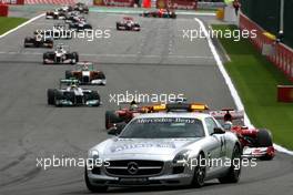 28.08.2011 Spa Francorchamps, Belgium, Safety car - Formula 1 World Championship, Rd 12, Belgian Grand Prix, Sunday Race