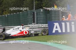 28.08.2011 Spa Francorchamps, Belgium,  Lewis Hamilton (GBR), McLaren Mercedes - Formula 1 World Championship, Rd 12, Belgian Grand Prix, Sunday Race