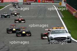28.08.2011 Spa Francorchamps, Belgium, Safety car - Formula 1 World Championship, Rd 12, Belgian Grand Prix, Sunday Race