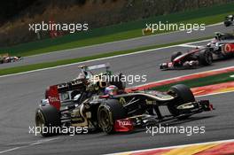 28.08.2011 Spa Francorchamps, Belgium,  Vitaly Petrov (RUS), Lotus Renault GP - Formula 1 World Championship, Rd 12, Belgian Grand Prix, Sunday Race