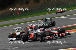 28.08.2011 Spa Francorchamps, Belgium,  Jenson Button (GBR), McLaren Mercedes - Formula 1 World Championship, Rd 12, Belgian Grand Prix, Sunday Race