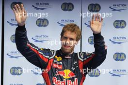 27.08.2011 Spa Francorchamps, Belgium,  Sebastian Vettel (GER), Red Bull Racing - Formula 1 World Championship, Rd 12, Belgian Grand Prix, Saturday Qualifying