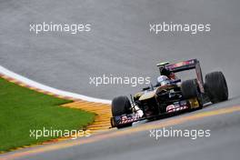 27.08.2011 Spa Francorchamps, Belgium,  Jaime Alguersuari (ESP), Scuderia Toro Rosso  - Formula 1 World Championship, Rd 12, Belgian Grand Prix, Saturday Practice