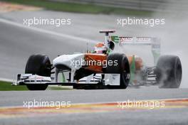 27.08.2011 Spa Francorchamps, Belgium,  Adrian Sutil (GER), Force India  - Formula 1 World Championship, Rd 12, Belgian Grand Prix, Saturday Practice