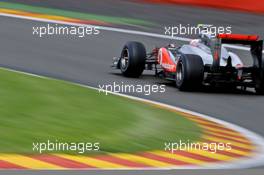 27.08.2011 Spa Francorchamps, Belgium,  Jenson Button (GBR), McLaren Mercedes  - Formula 1 World Championship, Rd 12, Belgian Grand Prix, Saturday Qualifying