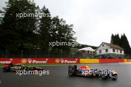 27.08.2011 Spa Francorchamps, Belgium,  Mark Webber (AUS), Red Bull Racing  - Formula 1 World Championship, Rd 12, Belgian Grand Prix, Saturday Practice
