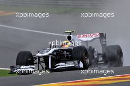 27.08.2011 Spa Francorchamps, Belgium,  Pastor Maldonado (VEN), Williams F1 Team  - Formula 1 World Championship, Rd 12, Belgian Grand Prix, Saturday Practice