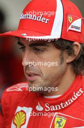 27.08.2011 Spa Francorchamps, Belgium,  Fernando Alonso (ESP), Scuderia Ferrari - Formula 1 World Championship, Rd 12, Belgian Grand Prix, Saturday Practice