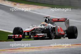 27.08.2011 Spa Francorchamps, Belgium,  Jenson Button (GBR), McLaren Mercedes  - Formula 1 World Championship, Rd 12, Belgian Grand Prix, Saturday Practice