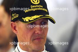 27.08.2011 Spa Francorchamps, Belgium,  Michael Schumacher (GER), Mercedes GP  - Formula 1 World Championship, Rd 12, Belgian Grand Prix, Saturday Practice