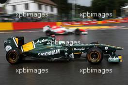 27.08.2011 Spa Francorchamps, Belgium,  Heikki Kovalainen (FIN), Team Lotus  - Formula 1 World Championship, Rd 12, Belgian Grand Prix, Saturday Practice