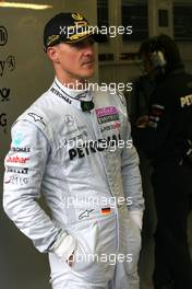 27.08.2011 Spa Francorchamps, Belgium,  Michael Schumacher (GER), Mercedes GP  - Formula 1 World Championship, Rd 12, Belgian Grand Prix, Saturday Practice